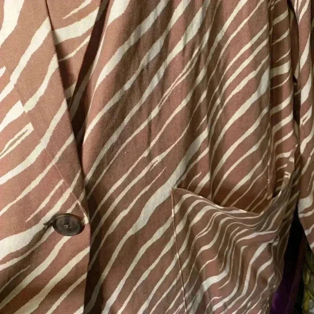 NWT A New Day (Target Brand) zebra Print Blazer, size 3X - Picture 2 of 4